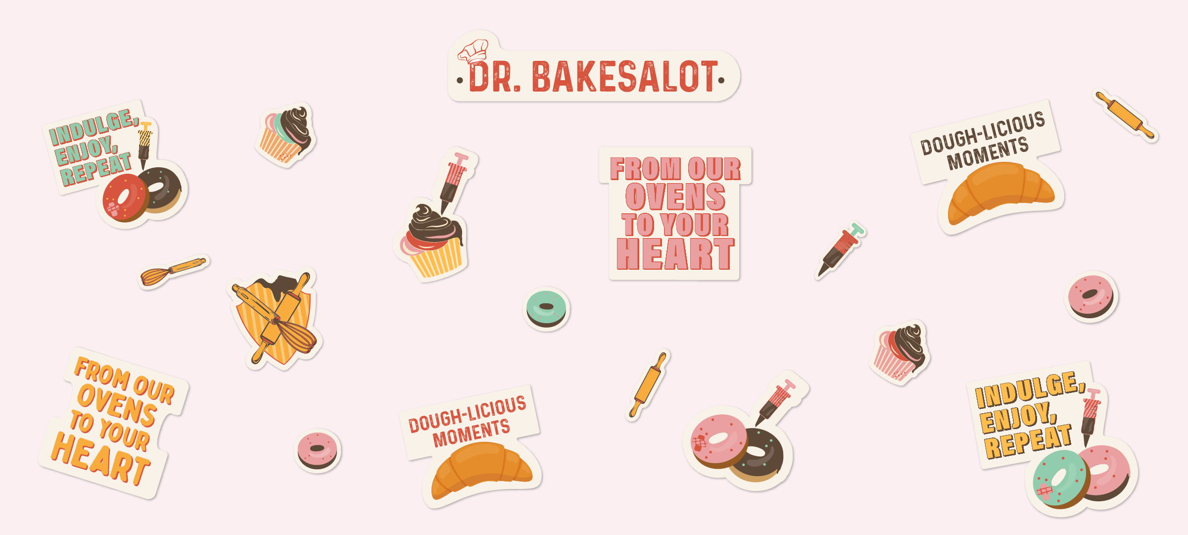Dr. Bakesalot Stickers