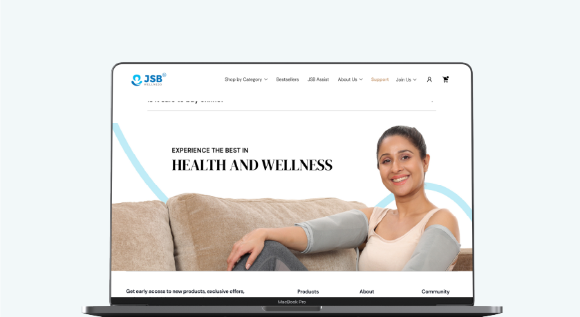 JSB Wellness Website Redesign