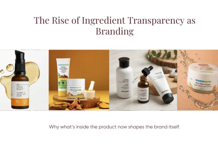 Ingredient transparency in skincare branding