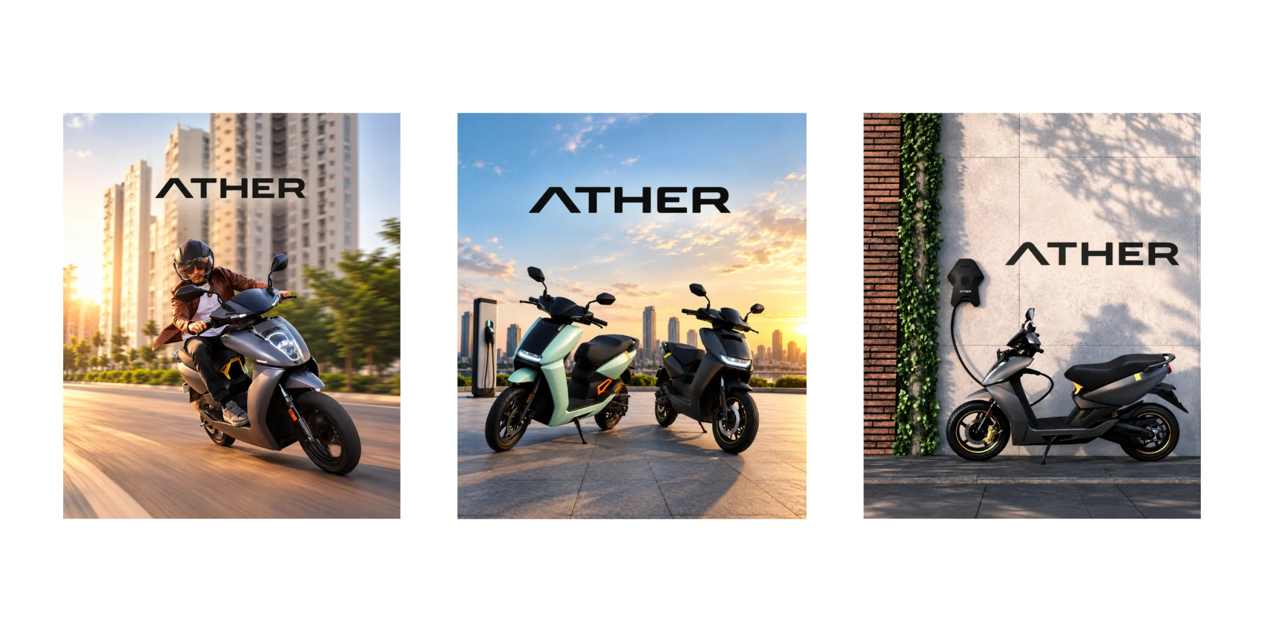 Ather electric scooter charging